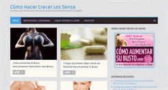 Desktop Screenshot of comohacercrecerlossenos.org