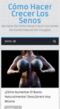 Mobile Screenshot of comohacercrecerlossenos.org