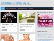 Tablet Screenshot of comohacercrecerlossenos.org